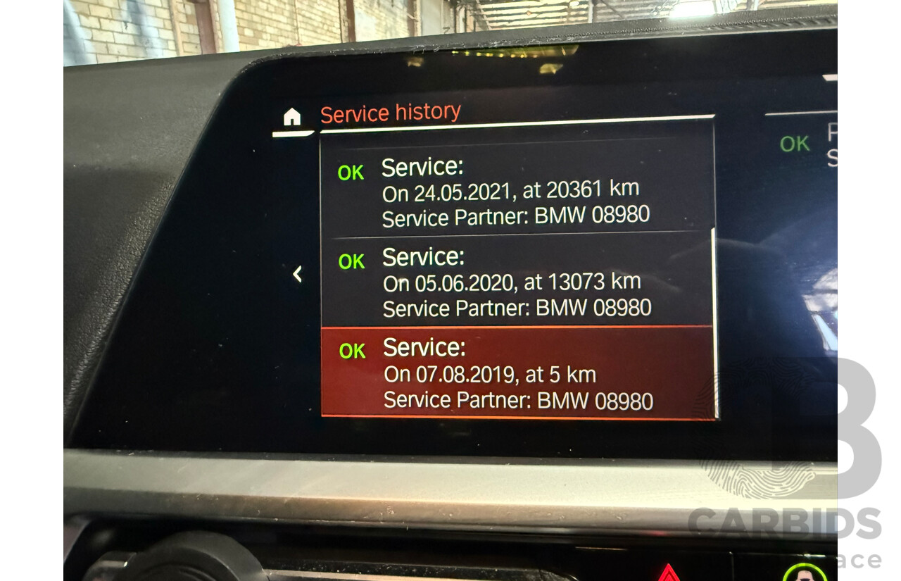 07/2019 BMW 330i G20 MY19 4d Sedan Alpine White Turbo 2.0L