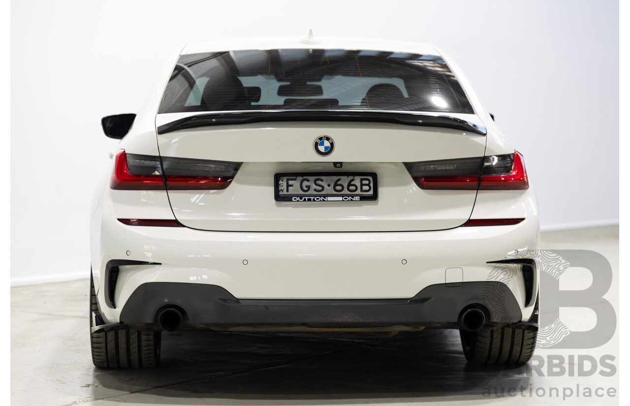 07/2019 BMW 330i G20 MY19 4d Sedan Alpine White Turbo 2.0L
