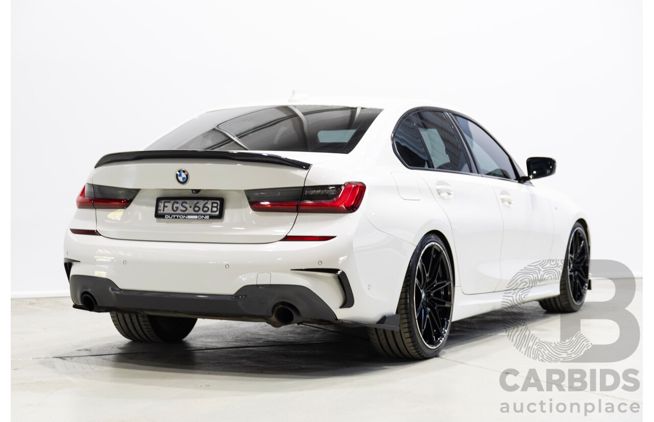 07/2019 BMW 330i G20 MY19 4d Sedan Alpine White Turbo 2.0L