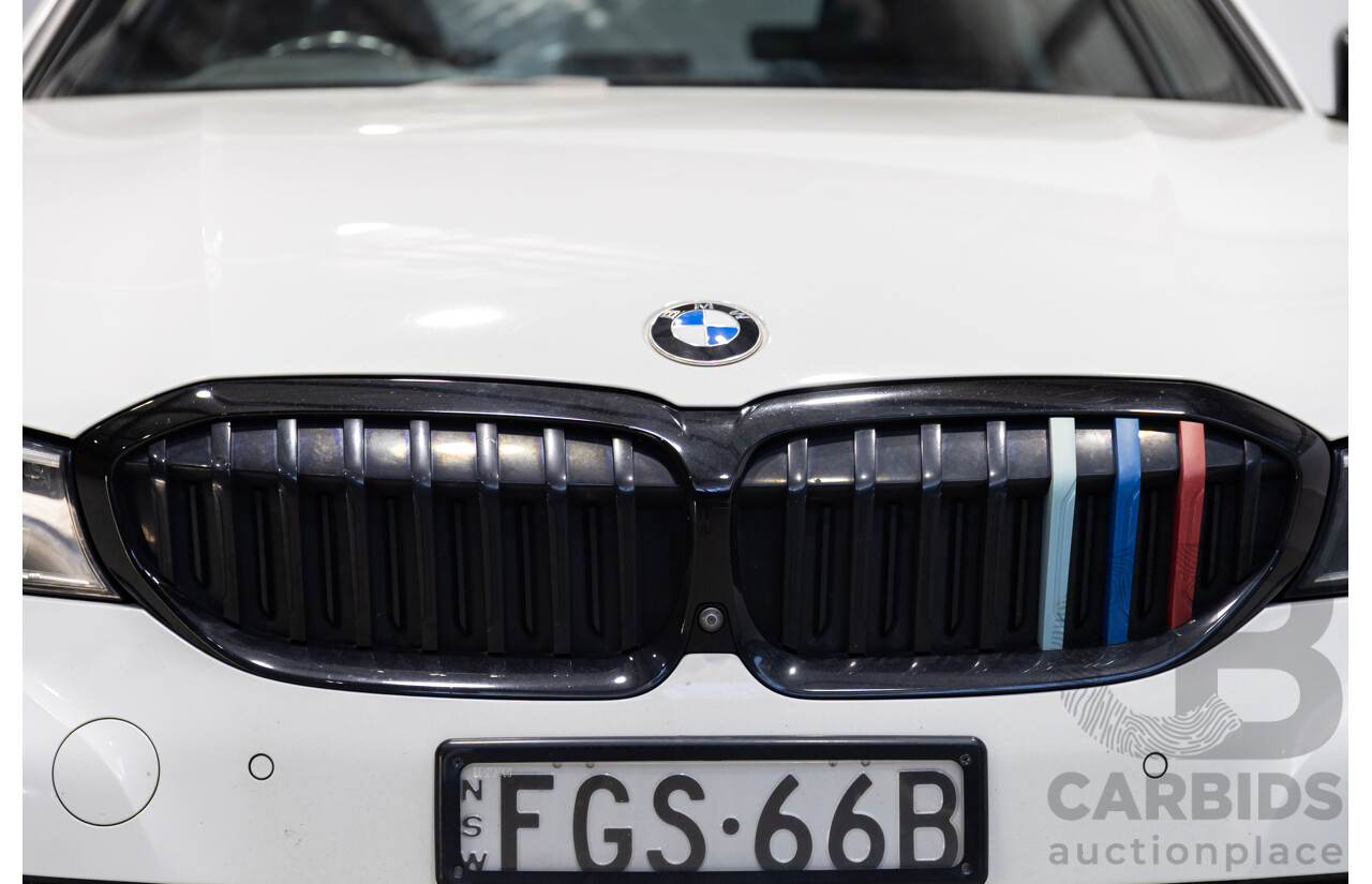 07/2019 BMW 330i G20 MY19 4d Sedan Alpine White Turbo 2.0L