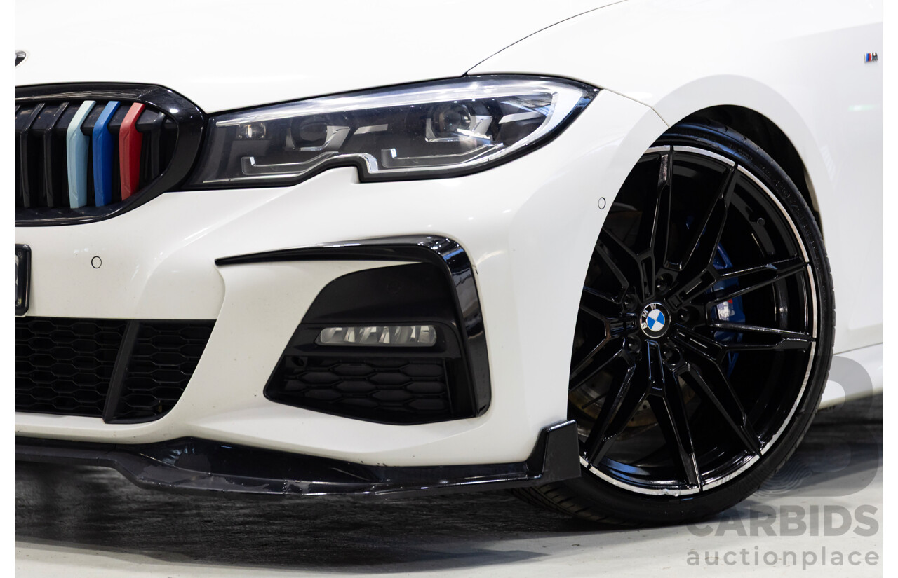 07/2019 BMW 330i G20 MY19 4d Sedan Alpine White Turbo 2.0L