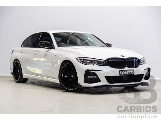 07/2019 BMW 330i G20 MY19 4d Sedan Alpine White Turbo 2.0L