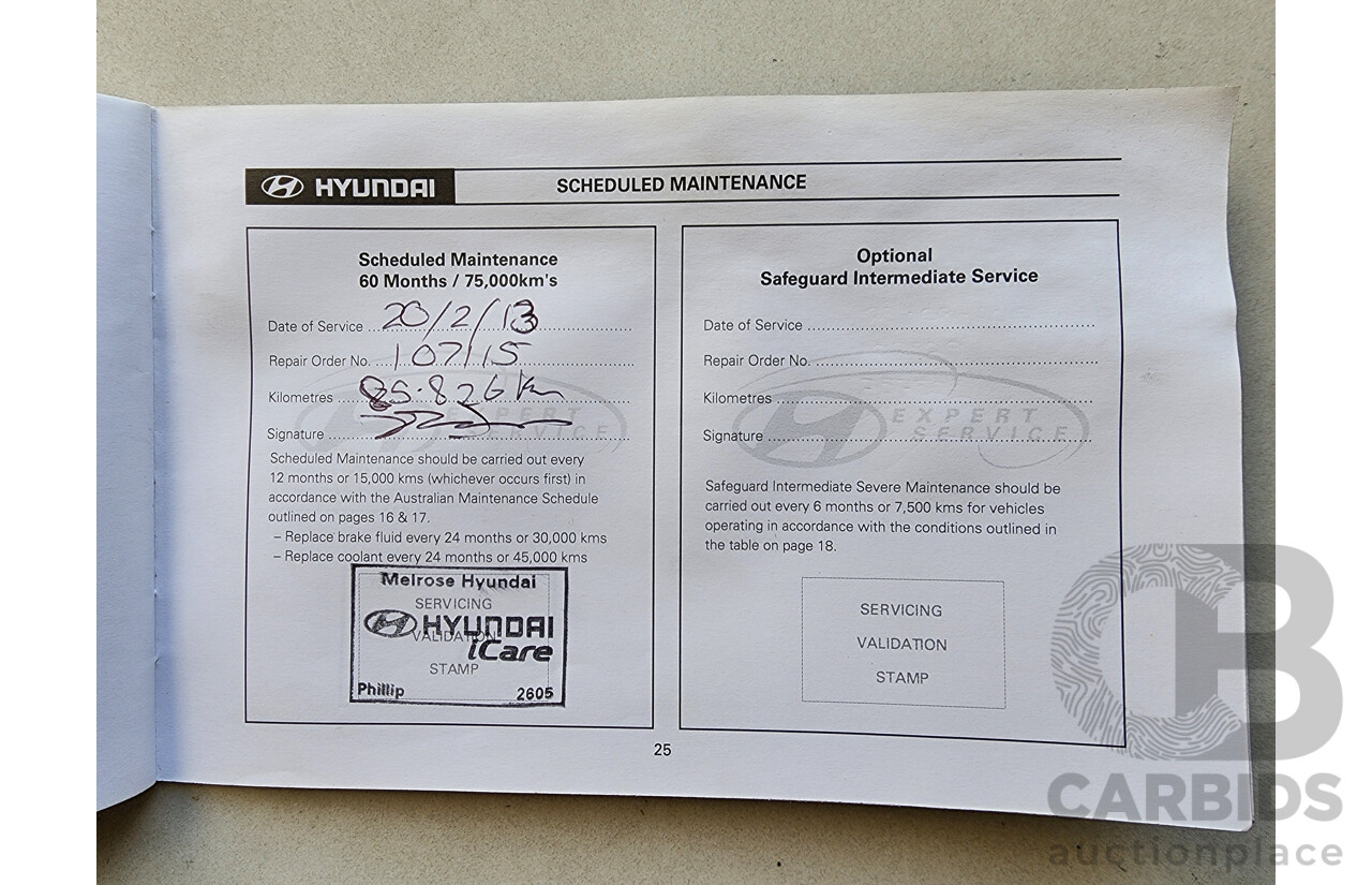 02/2008 Hyundai i30 SX FD 5d Hatchback White 2.0L