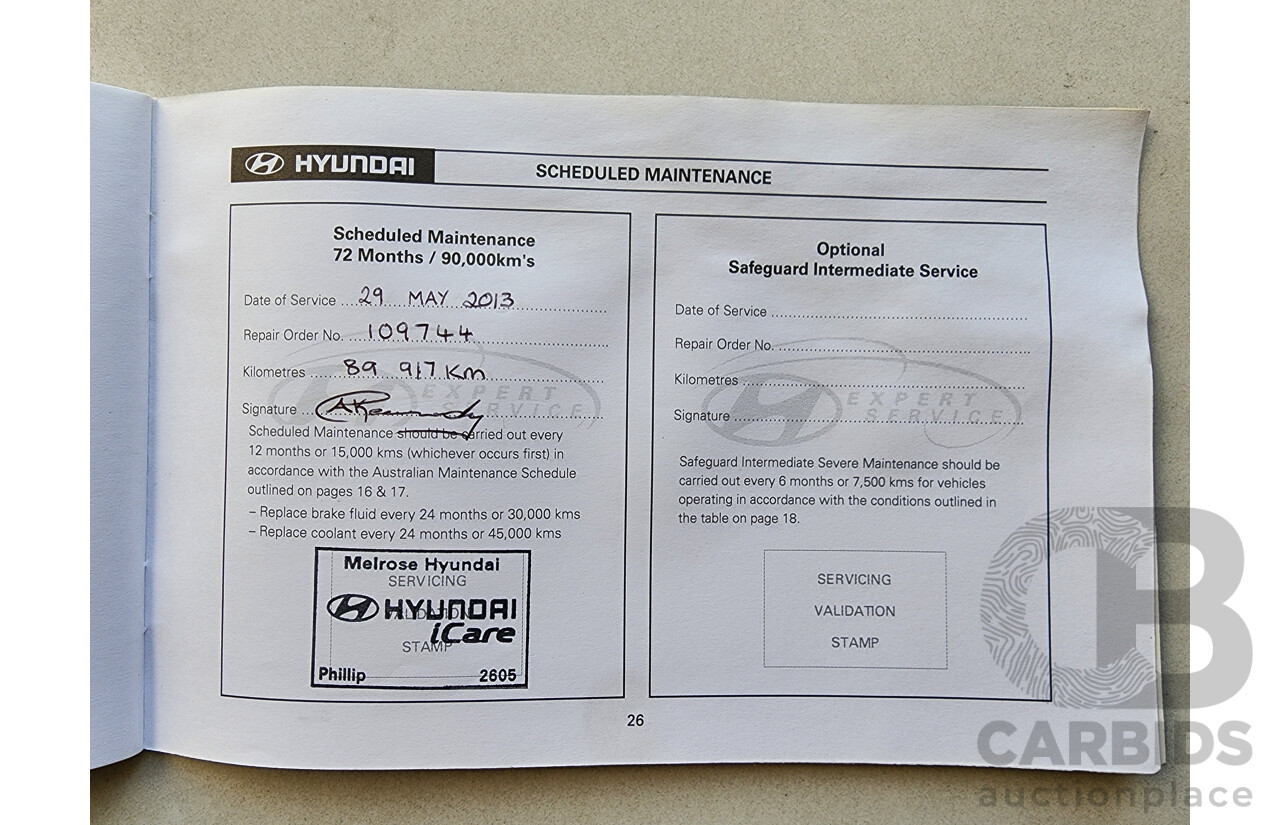 02/2008 Hyundai i30 SX FD 5d Hatchback White 2.0L