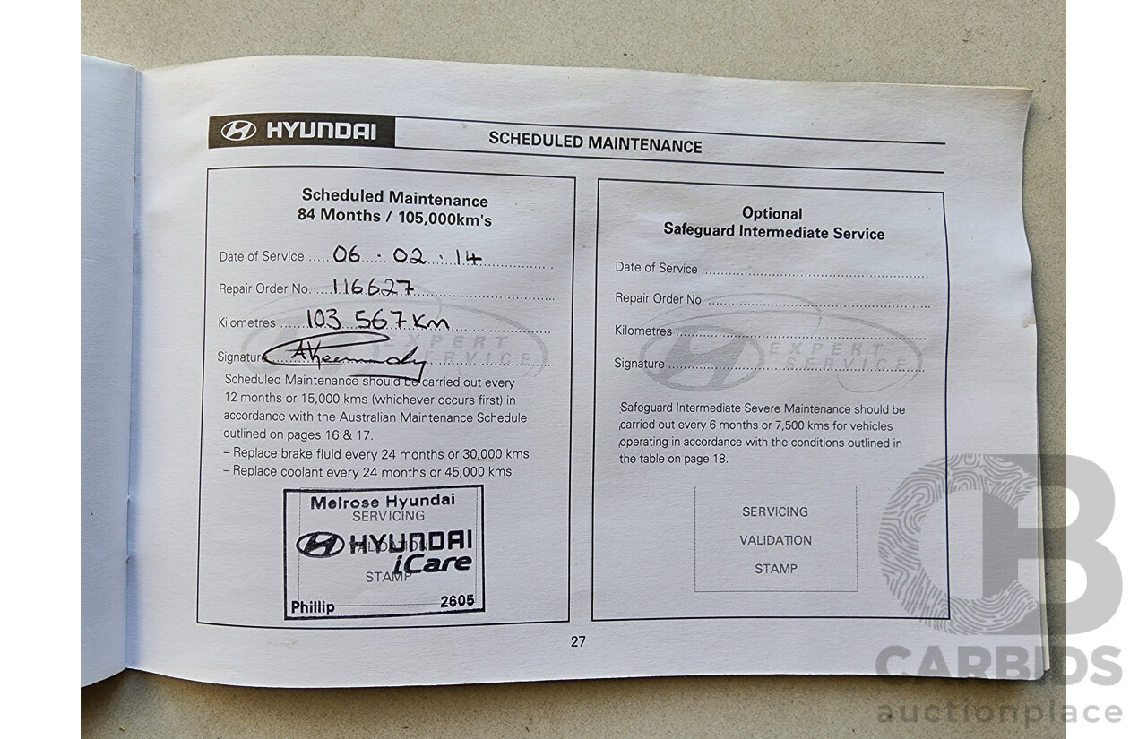 02/2008 Hyundai i30 SX FD 5d Hatchback White 2.0L