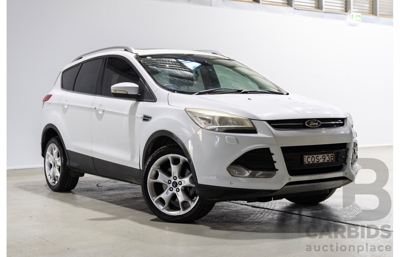 05/2013 Ford Kuga Titanium (AWD) TF 4d Wagon White 1.6L