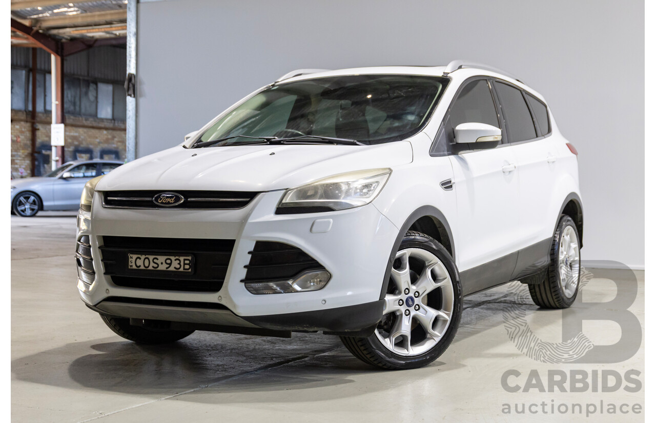05/2013 Ford Kuga Titanium (AWD) TF 4d Wagon White 1.6L
