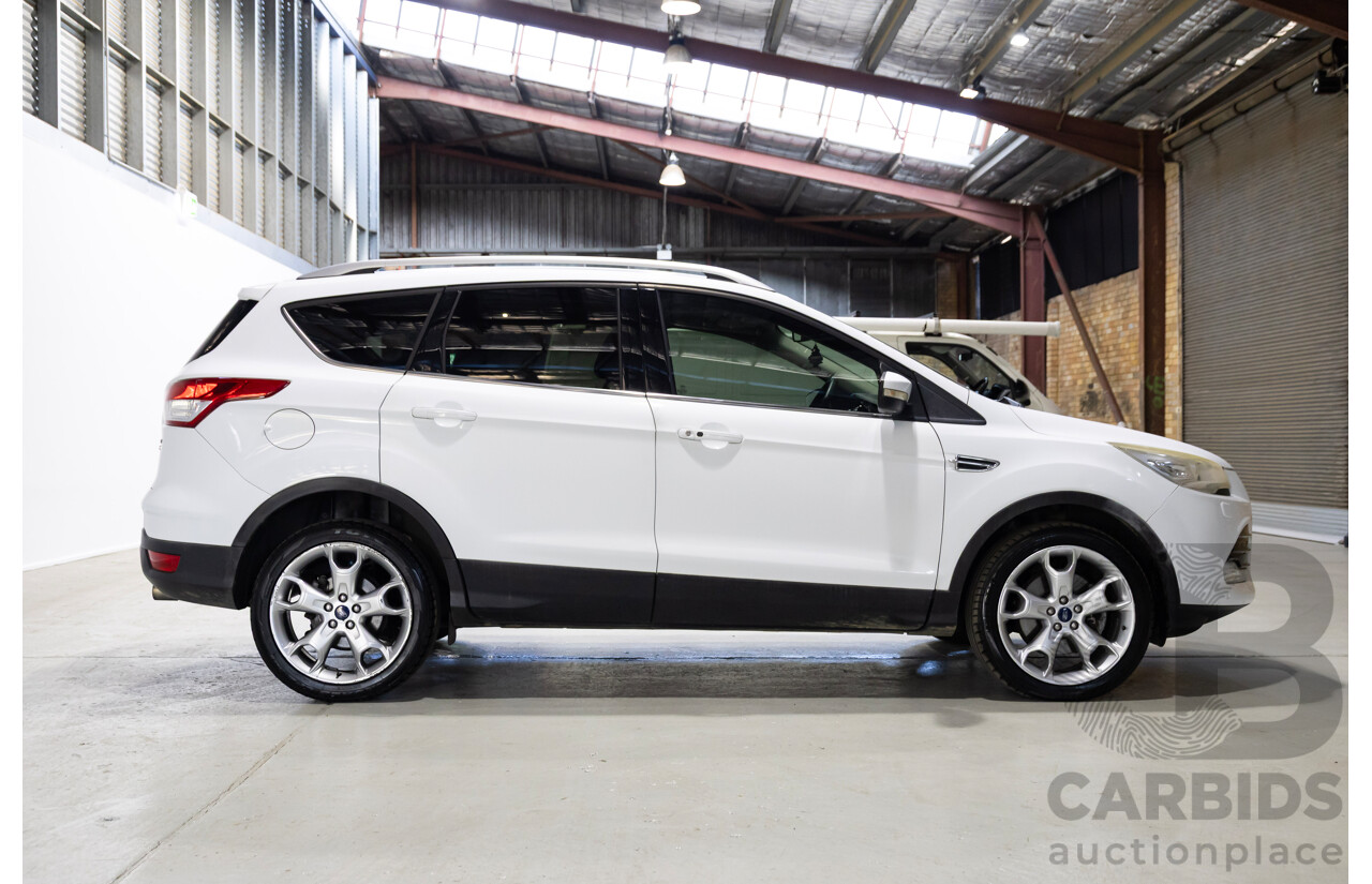 05/2013 Ford Kuga Titanium (AWD) TF 4d Wagon White 1.6L