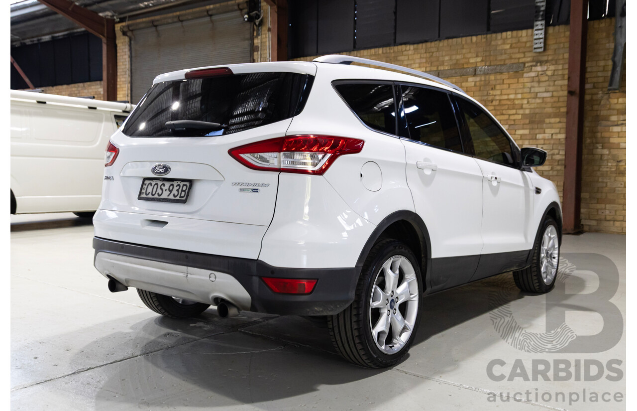 05/2013 Ford Kuga Titanium (AWD) TF 4d Wagon White 1.6L