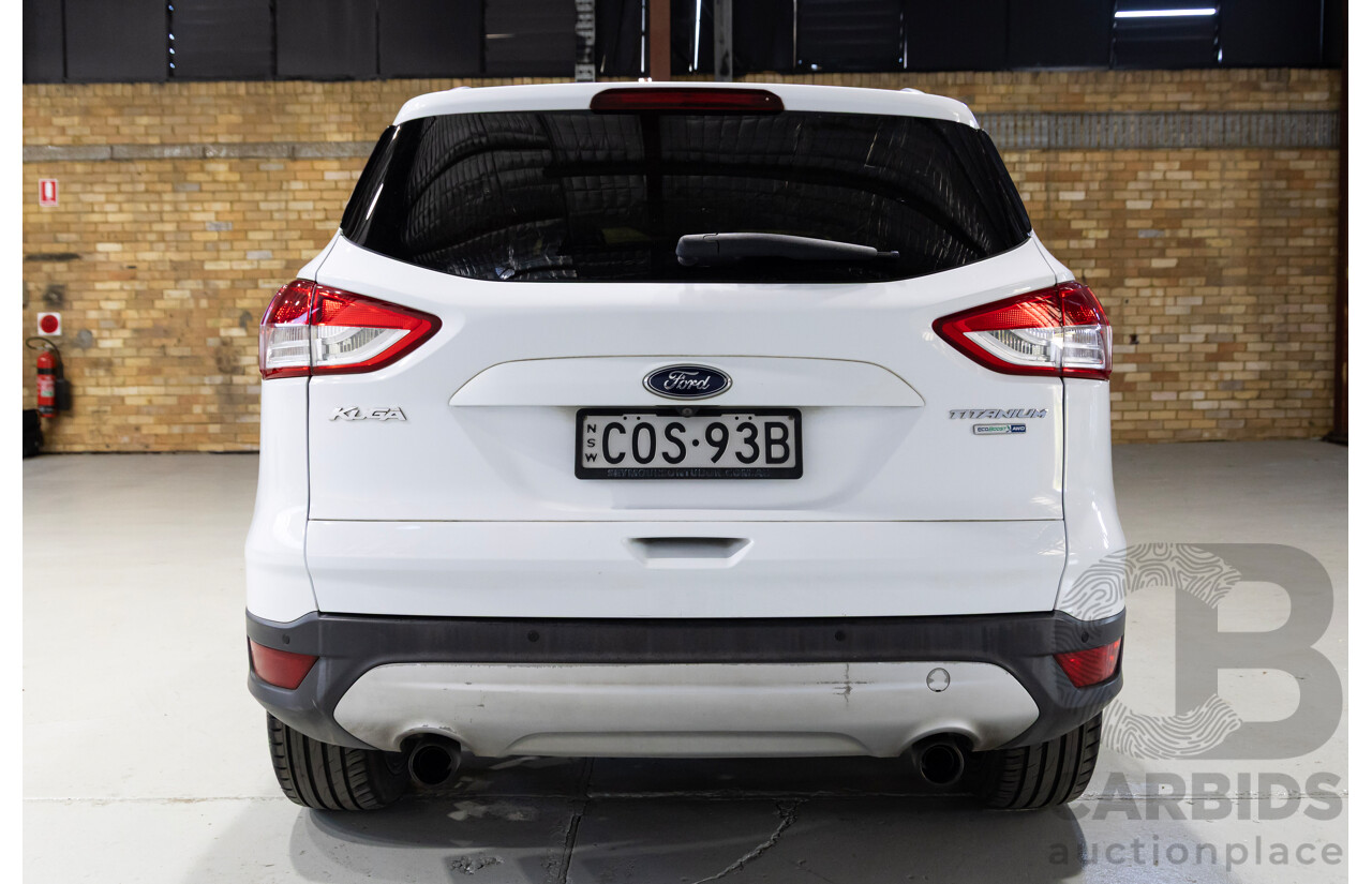 05/2013 Ford Kuga Titanium (AWD) TF 4d Wagon White 1.6L