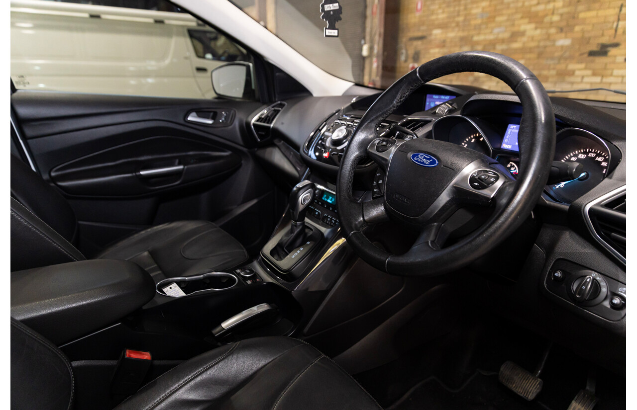05/2013 Ford Kuga Titanium (AWD) TF 4d Wagon White 1.6L