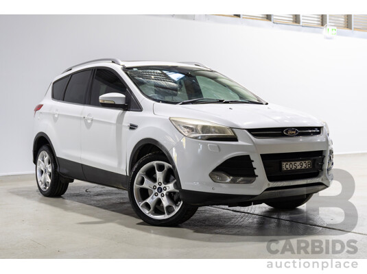 05/2013 Ford Kuga Titanium (AWD) TF 4d Wagon White 1.6L