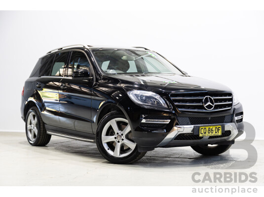 07/2015 Mercedes-Benz ML250 CDI BLUETEC (4x4) 166 MY15 4D Wagon Black Turbo Diesel 2.1L