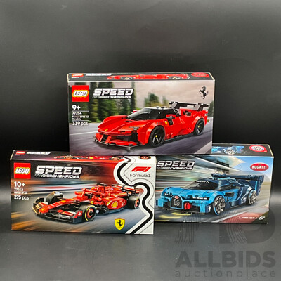 LEGO Speed Champion Car ( 77254 ), LEGO Speed Champion Car ( 77242 ), LEGO Speed Champion Car ( 77253 ) - Lot of 3