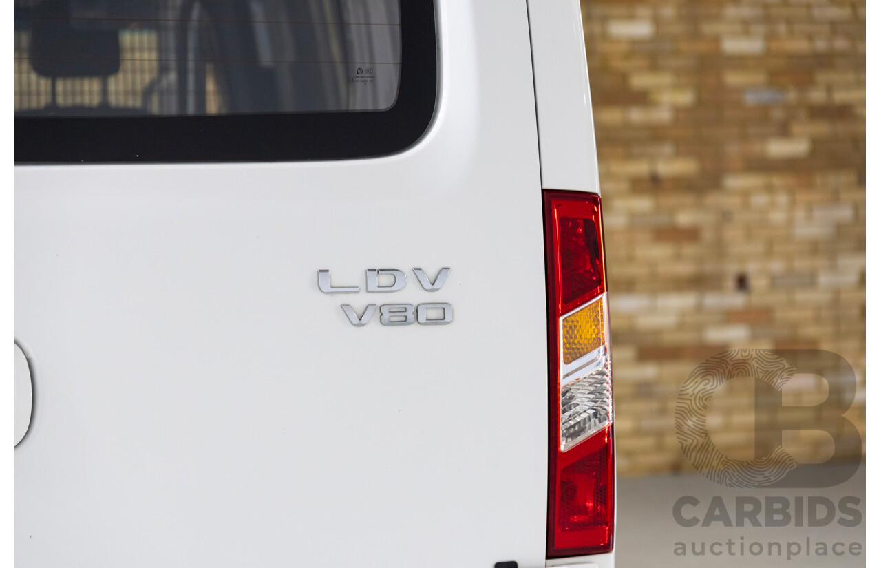 05/2023 LDV V80 SWB Low Roof K1 4d Van White Turbo Diesel 2.5L