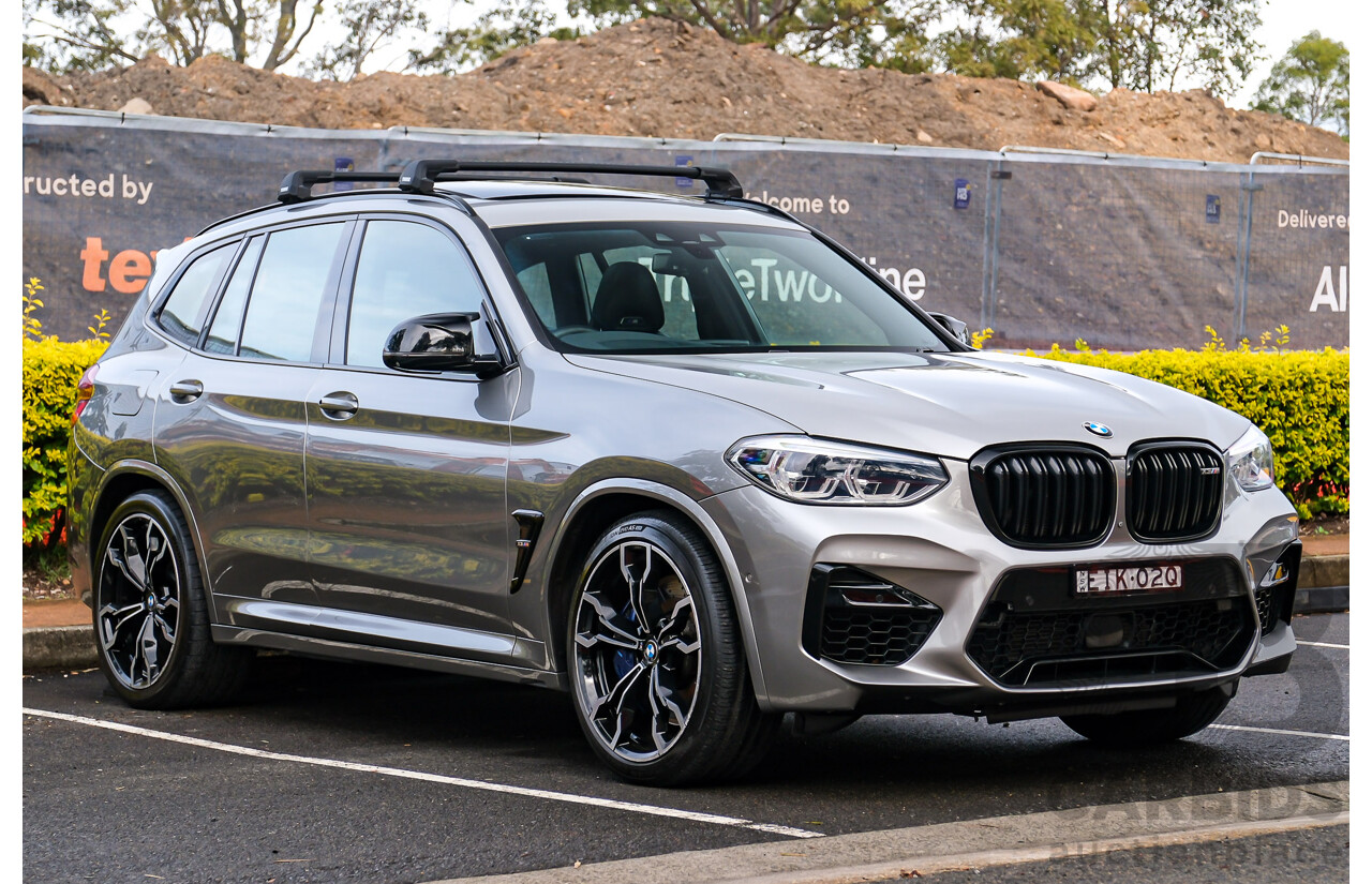 07/2019 BMW X3 M Competition (AWD) F97 5d Wagon Donington Grey Metallic Twin Turbo 3.0L