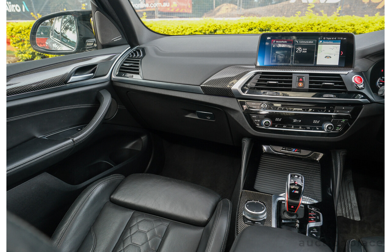 07/2019 BMW X3 M Competition (AWD) F97 5d Wagon Donington Grey Metallic Twin Turbo 3.0L