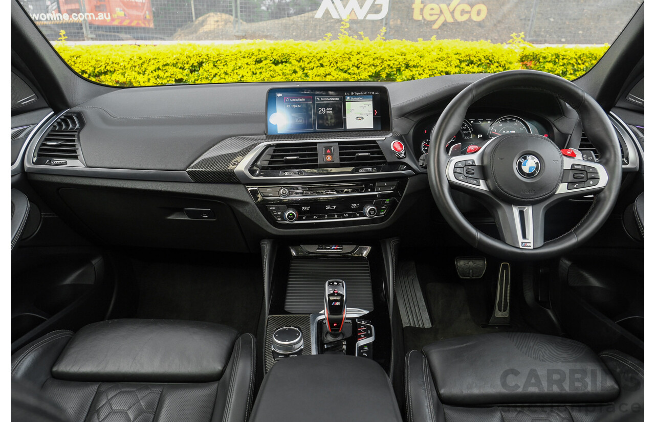 07/2019 BMW X3 M Competition (AWD) F97 5d Wagon Donington Grey Metallic Twin Turbo 3.0L
