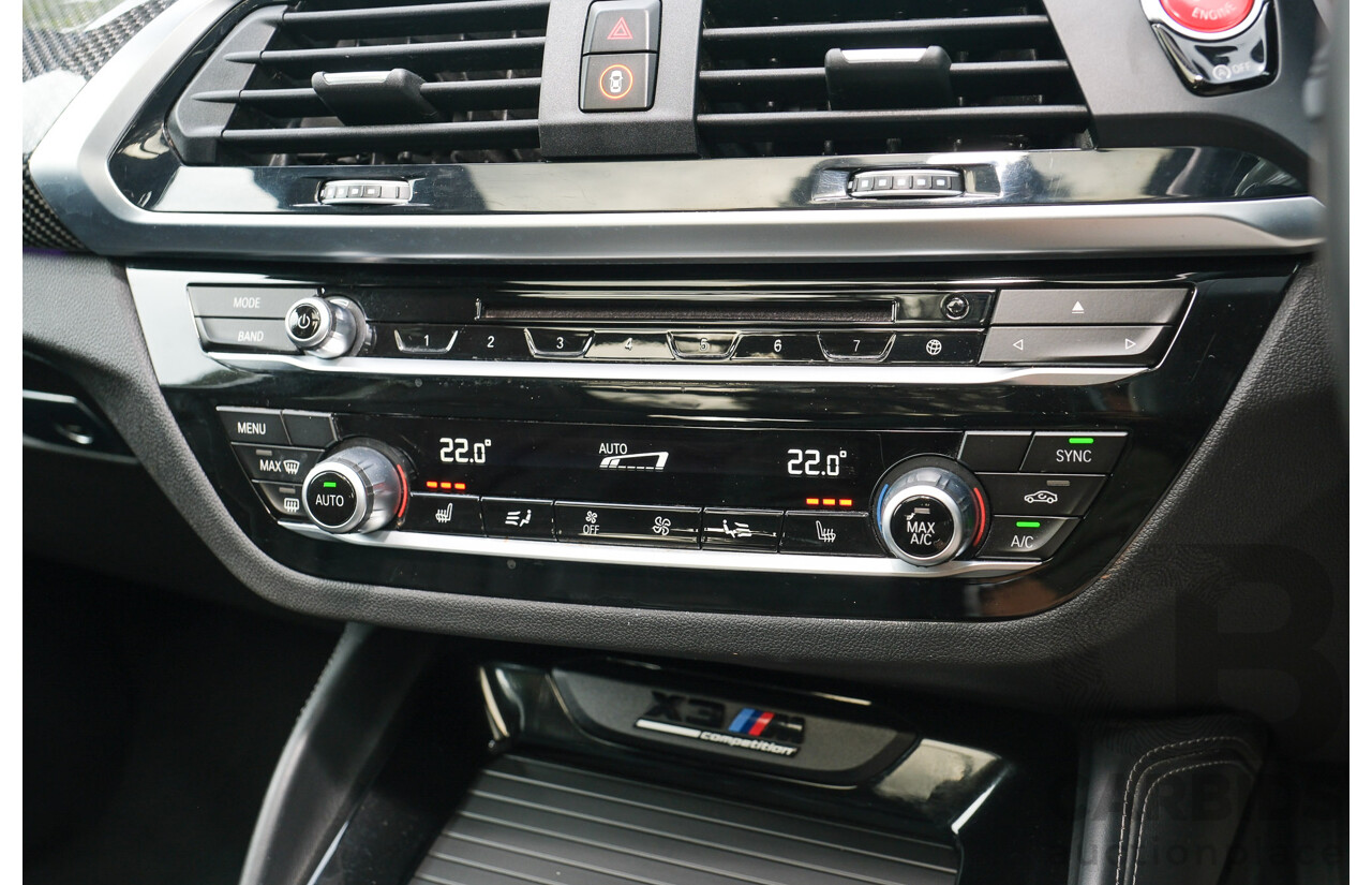 07/2019 BMW X3 M Competition (AWD) F97 5d Wagon Donington Grey Metallic Twin Turbo 3.0L