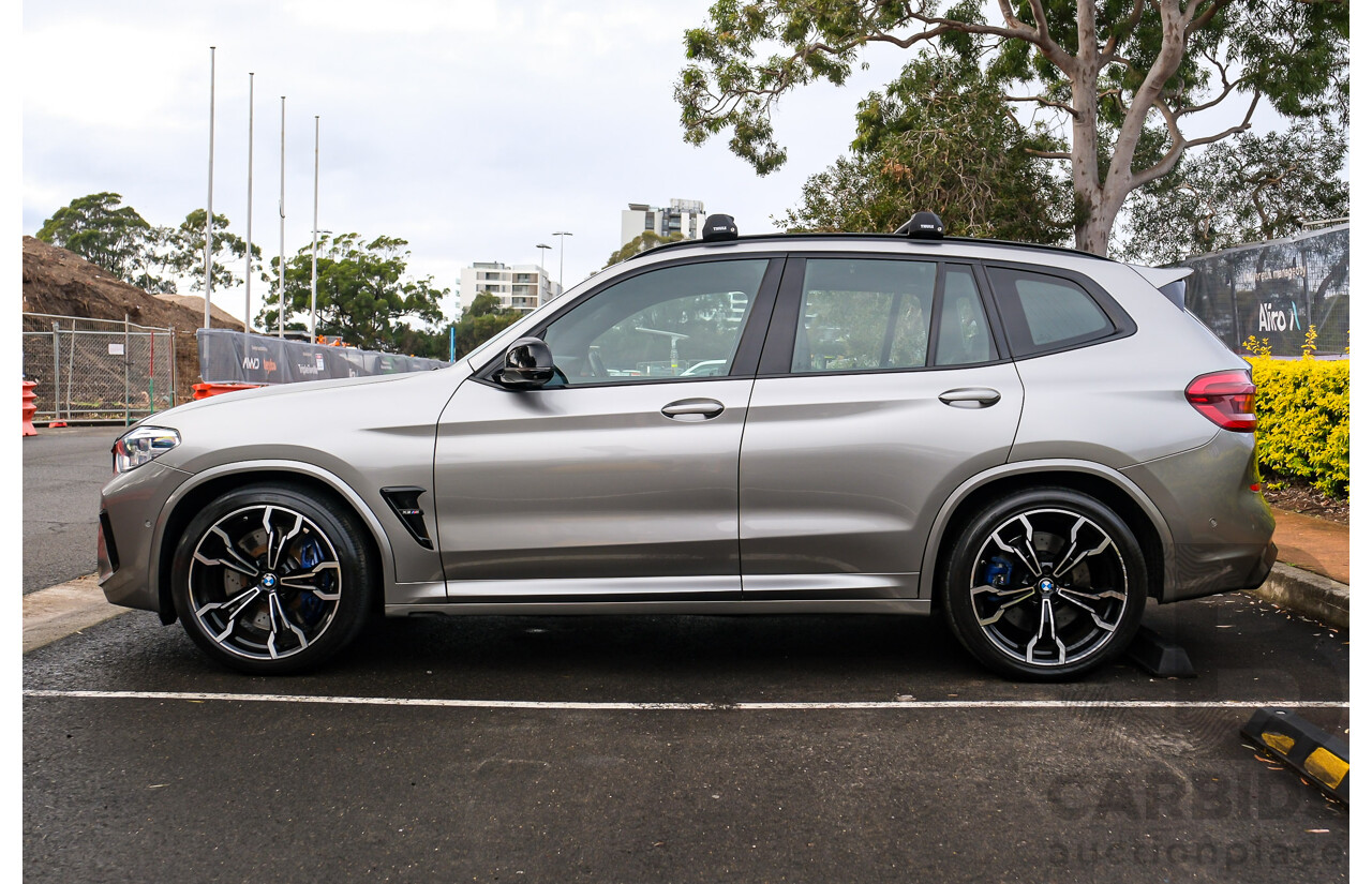 07/2019 BMW X3 M Competition (AWD) F97 5d Wagon Donington Grey Metallic Twin Turbo 3.0L