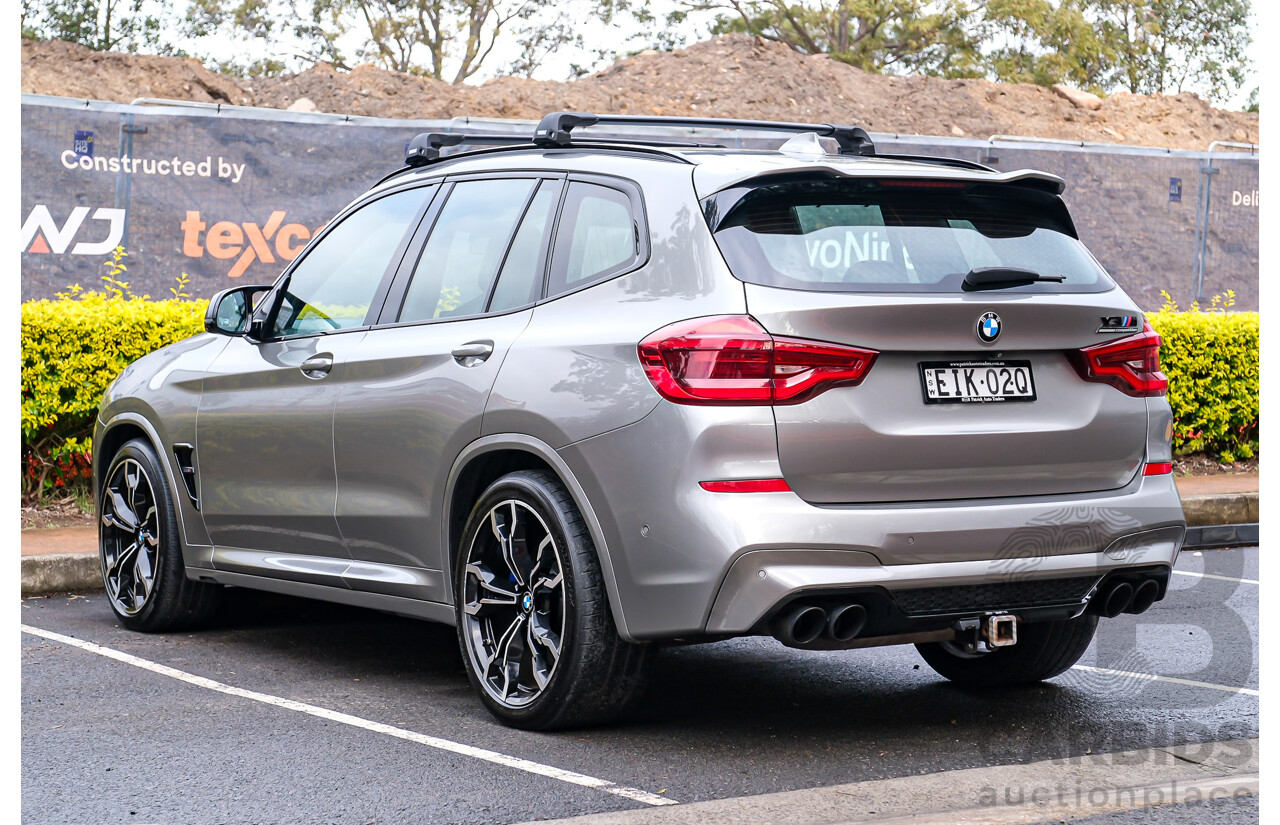 07/2019 BMW X3 M Competition (AWD) F97 5d Wagon Donington Grey Metallic Twin Turbo 3.0L