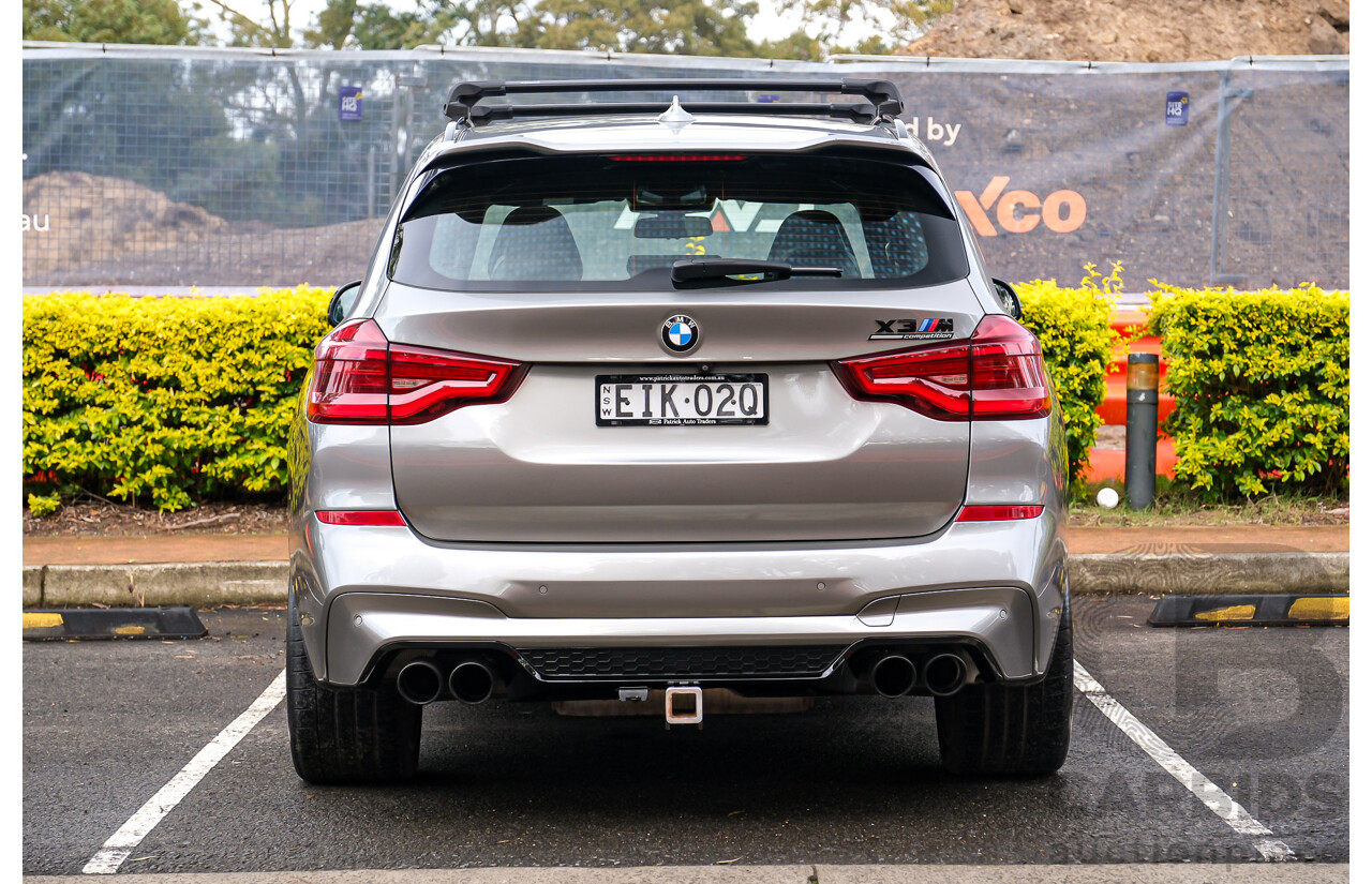 07/2019 BMW X3 M Competition (AWD) F97 5d Wagon Donington Grey Metallic Twin Turbo 3.0L