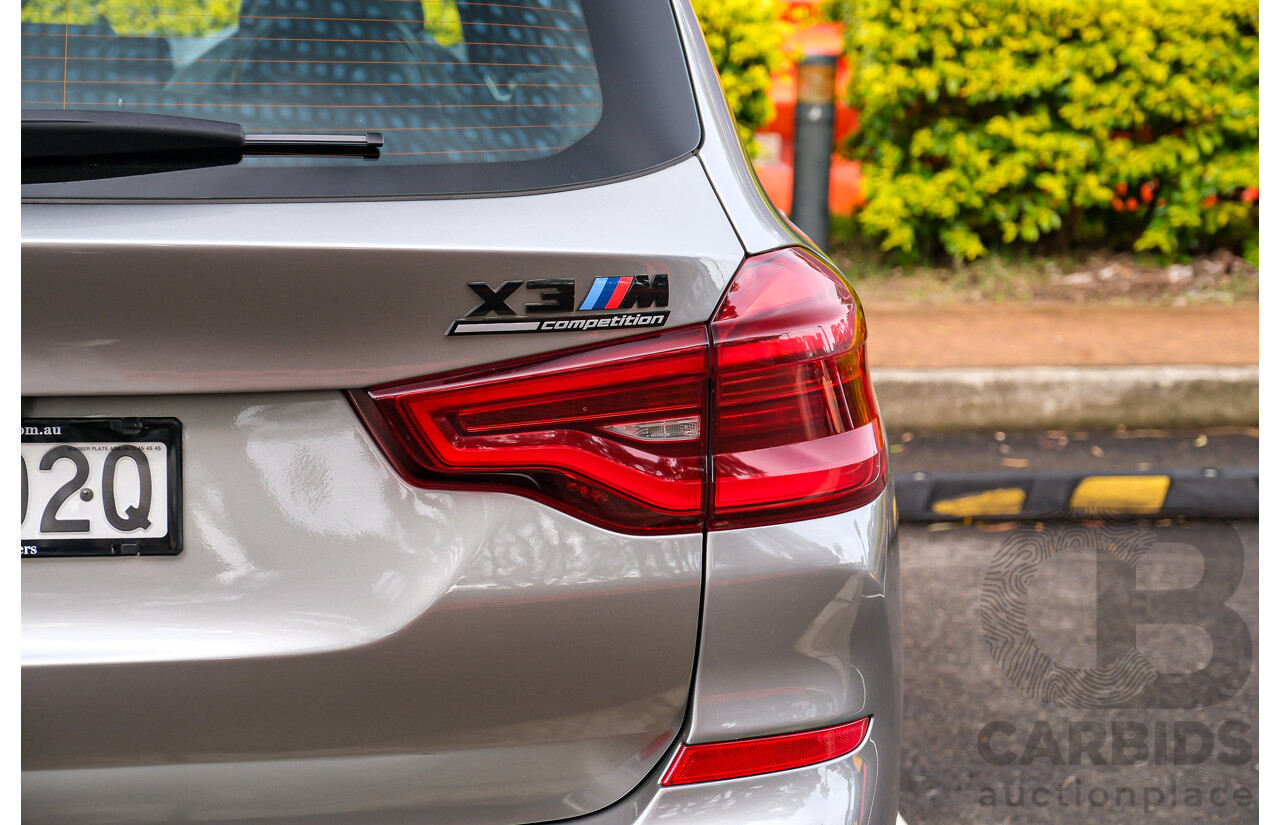 07/2019 BMW X3 M Competition (AWD) F97 5d Wagon Donington Grey Metallic Twin Turbo 3.0L