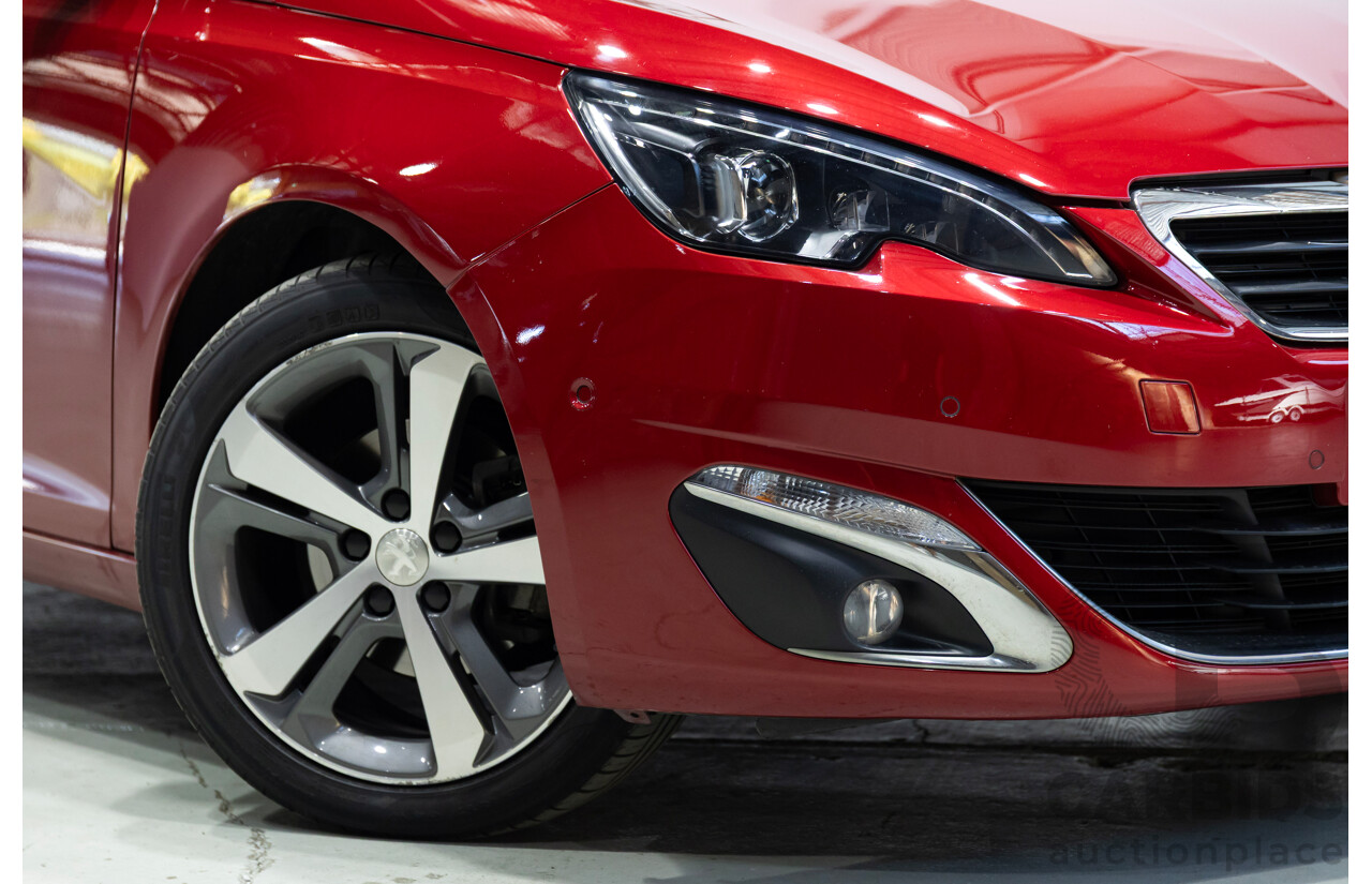 01/2017 Peugeot 308 Allure T9 5d Hatchback Ultimate Red Turbo 1.2L