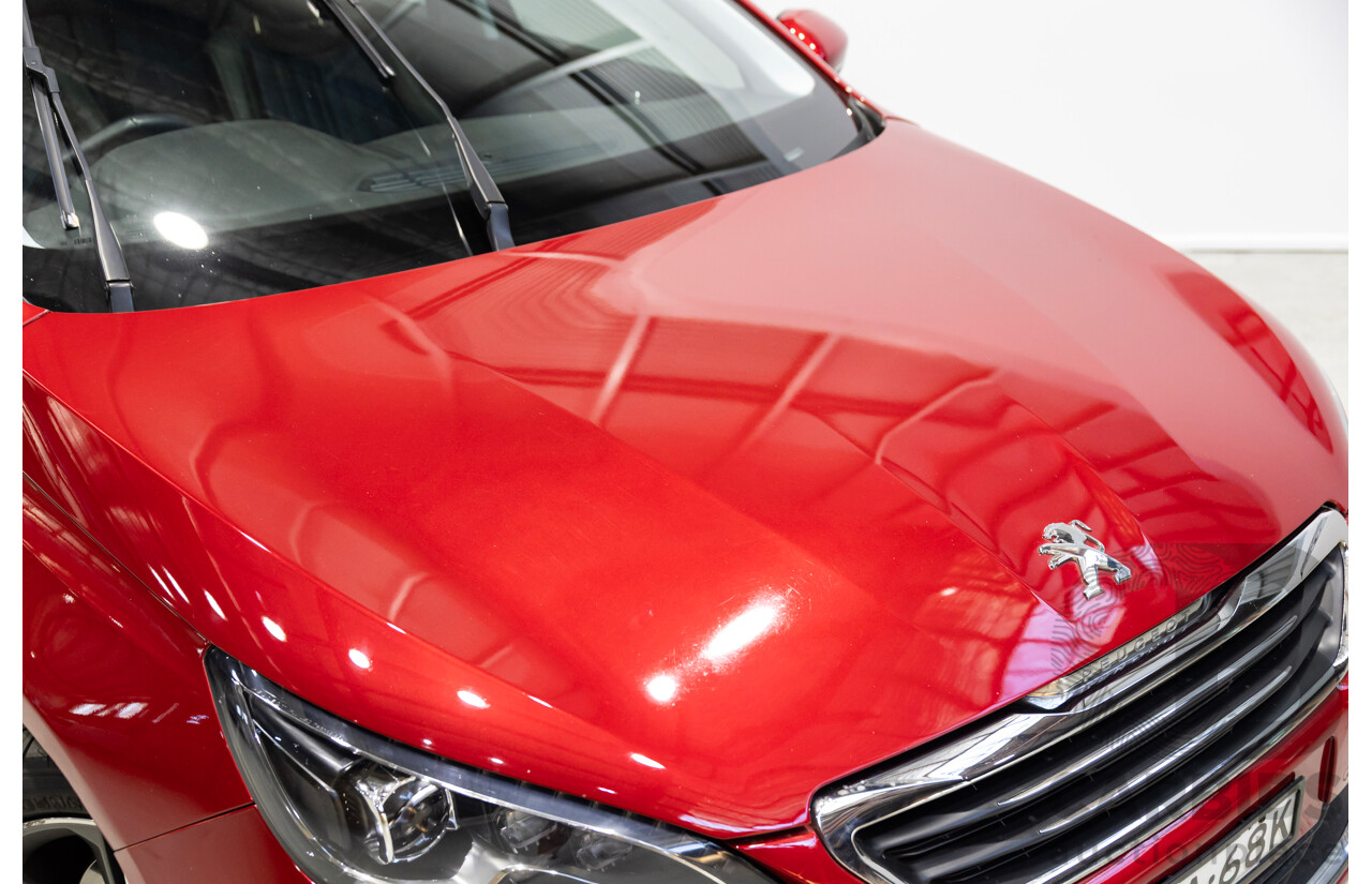 01/2017 Peugeot 308 Allure T9 5d Hatchback Ultimate Red Turbo 1.2L