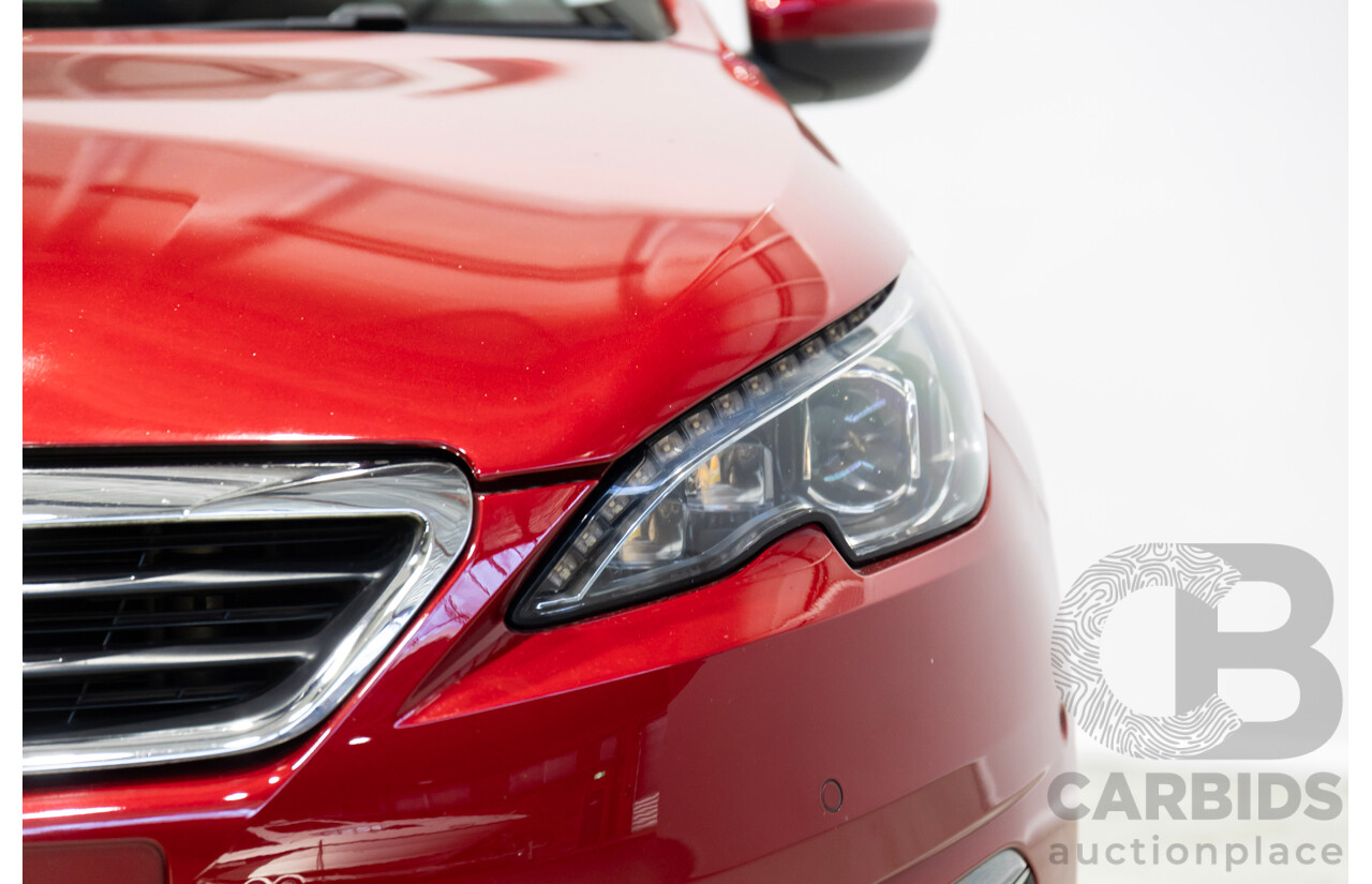 01/2017 Peugeot 308 Allure T9 5d Hatchback Ultimate Red Turbo 1.2L