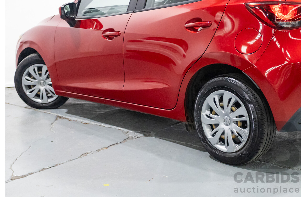 02/2016 Mazda 2 Neo DJ MY16 5D Hatchback Soul Red Metallic 1.5L