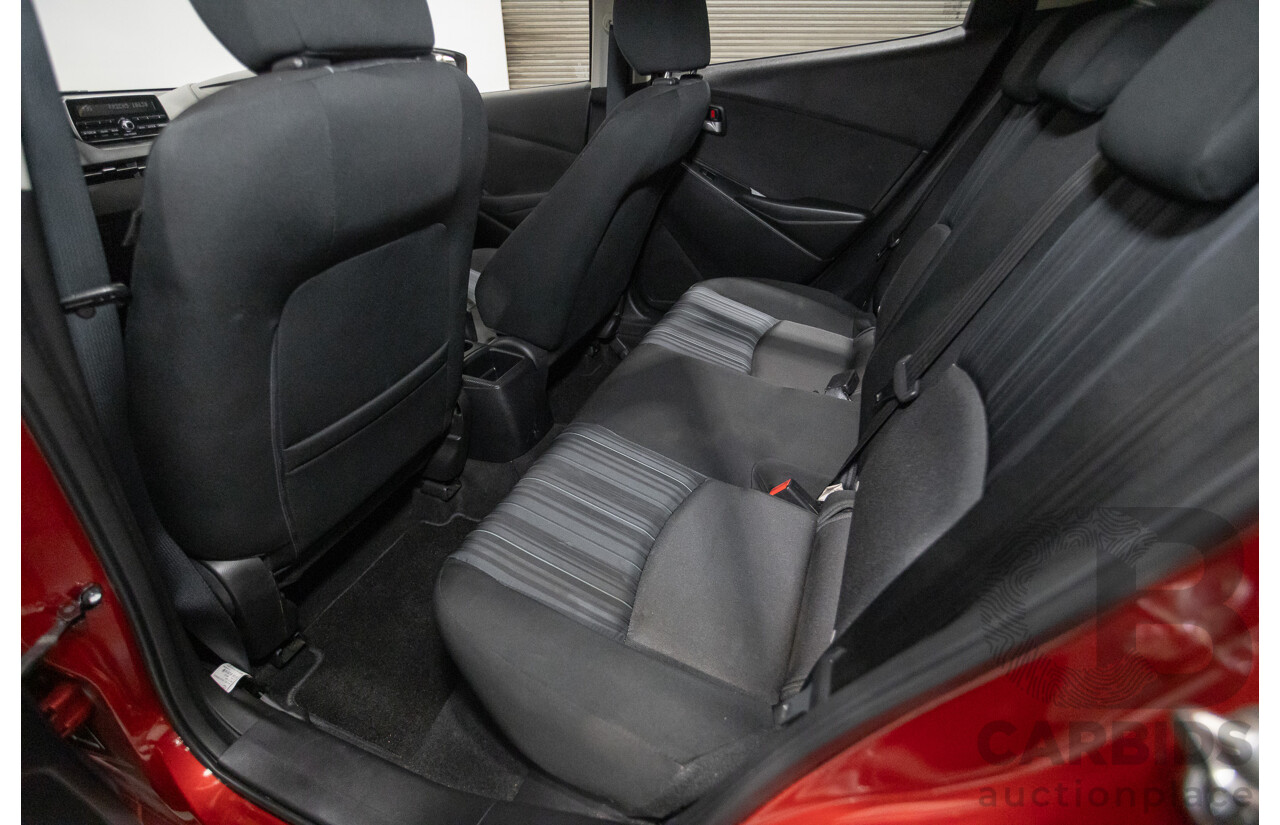 02/2016 Mazda 2 Neo DJ MY16 5D Hatchback Soul Red Metallic 1.5L
