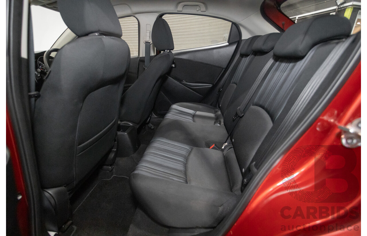 02/2016 Mazda 2 Neo DJ MY16 5D Hatchback Soul Red Metallic 1.5L