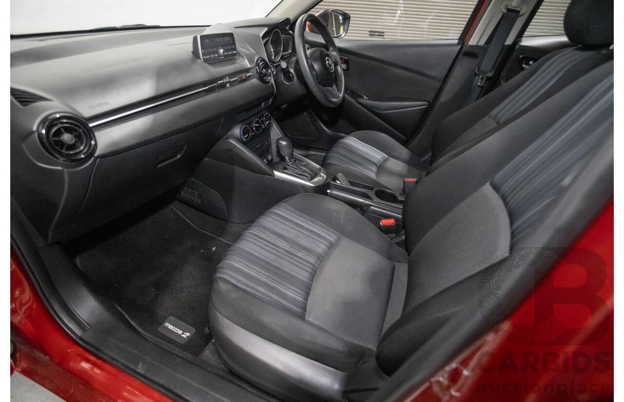 02/2016 Mazda 2 Neo DJ MY16 5D Hatchback Soul Red Metallic 1.5L