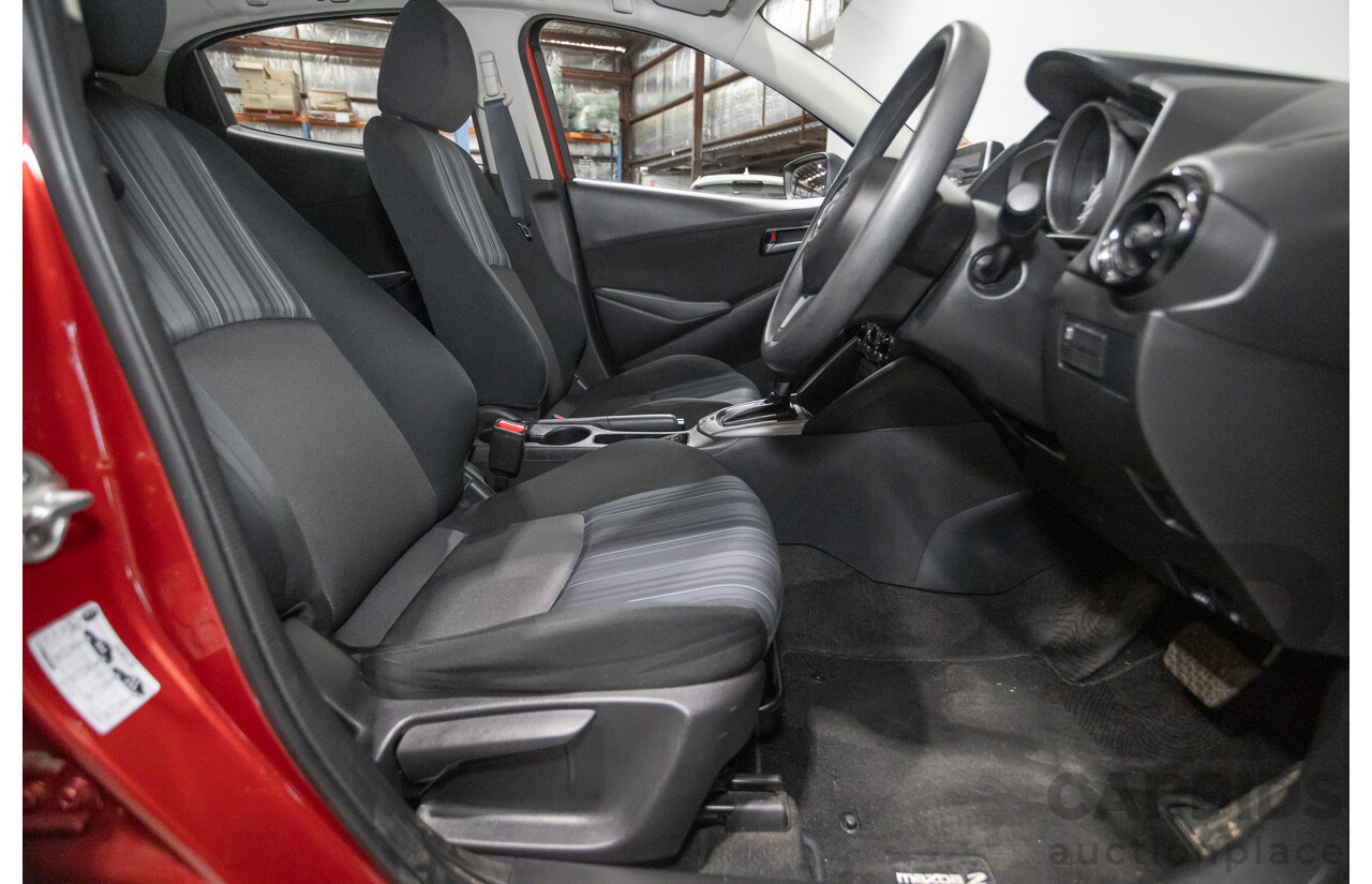 02/2016 Mazda 2 Neo DJ MY16 5D Hatchback Soul Red Metallic 1.5L