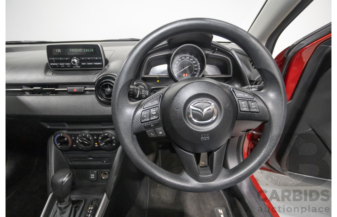 02/2016 Mazda 2 Neo DJ MY16 5D Hatchback Soul Red Metallic 1.5L