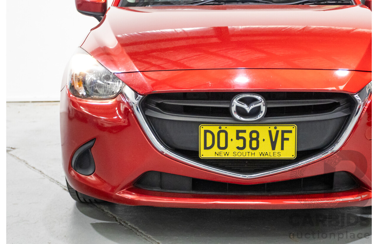 02/2016 Mazda 2 Neo DJ MY16 5D Hatchback Soul Red Metallic 1.5L