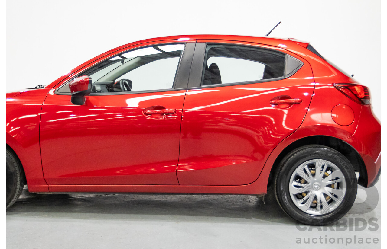 02/2016 Mazda 2 Neo DJ MY16 5D Hatchback Soul Red Metallic 1.5L