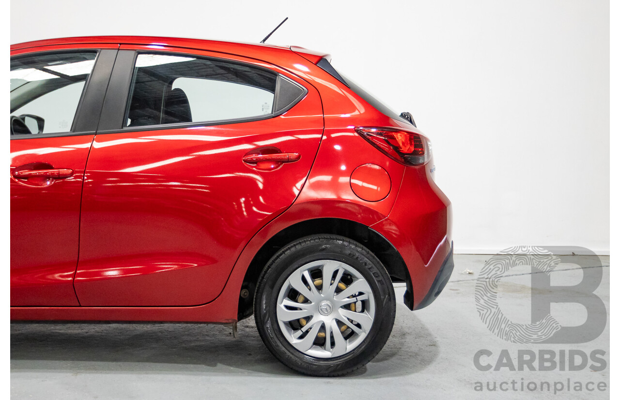 02/2016 Mazda 2 Neo DJ MY16 5D Hatchback Soul Red Metallic 1.5L