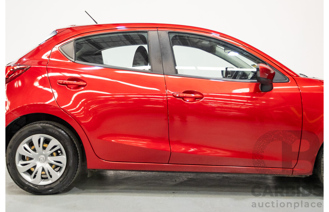 02/2016 Mazda 2 Neo DJ MY16 5D Hatchback Soul Red Metallic 1.5L