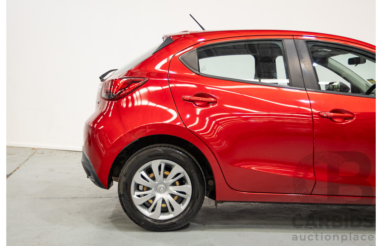 02/2016 Mazda 2 Neo DJ MY16 5D Hatchback Soul Red Metallic 1.5L