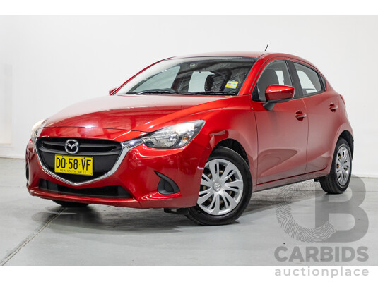 02/2016 Mazda 2 Neo DJ MY16 5D Hatchback Soul Red Metallic 1.5L