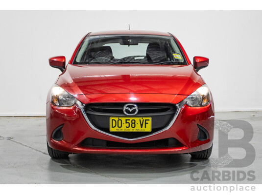 02/2016 Mazda 2 Neo DJ MY16 5D Hatchback Soul Red Metallic 1.5L