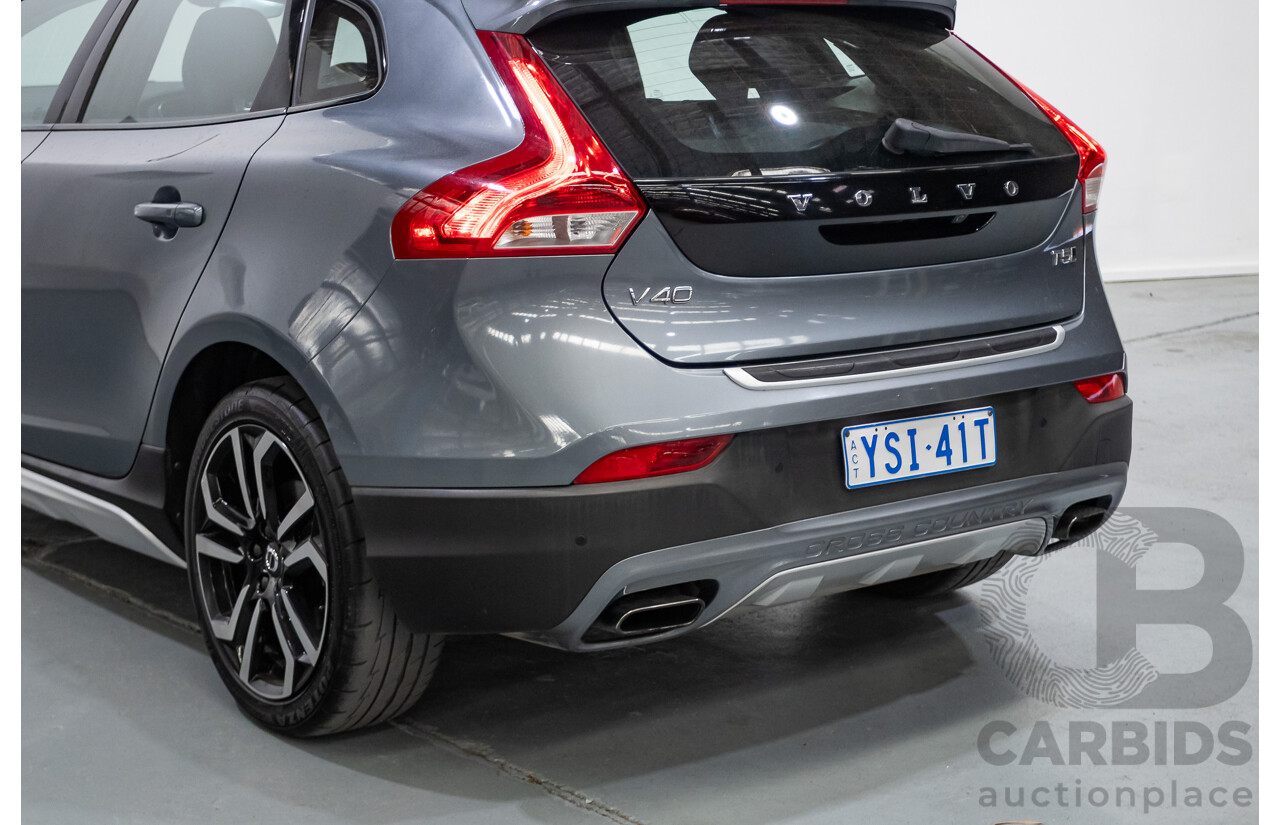 11/2016 Volvo V60 T5 Luxury Cross Country MY17 4D Wagon Osmium Grey Metallic 2.0L