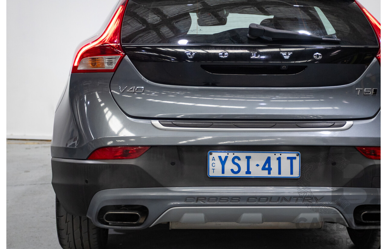 11/2016 Volvo V60 T5 Luxury Cross Country MY17 4D Wagon Osmium Grey Metallic 2.0L