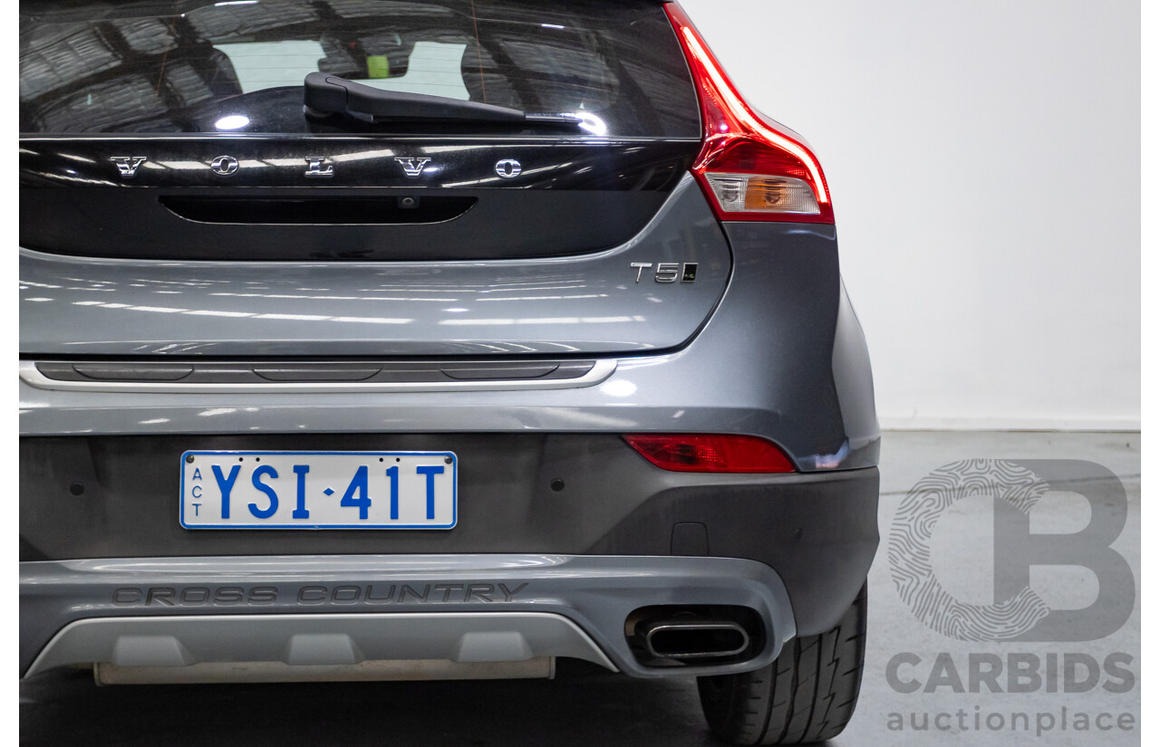 11/2016 Volvo V60 T5 Luxury Cross Country MY17 4D Wagon Osmium Grey Metallic 2.0L