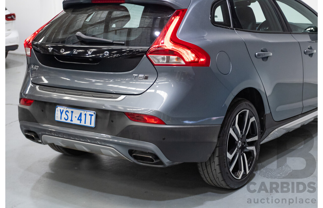 11/2016 Volvo V60 T5 Luxury Cross Country MY17 4D Wagon Osmium Grey Metallic 2.0L