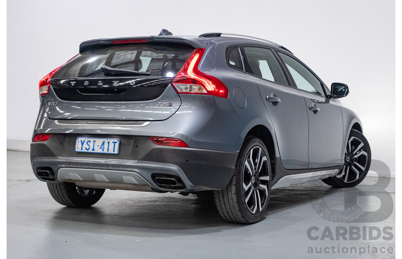 11/2016 Volvo V60 T5 Luxury Cross Country MY17 4D Wagon Osmium Grey Metallic 2.0L