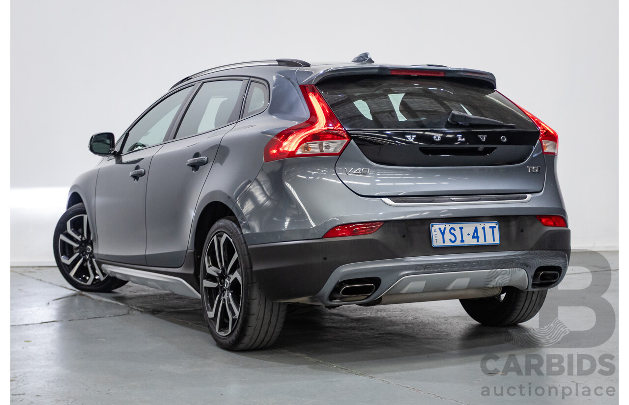 11/2016 Volvo V60 T5 Luxury Cross Country MY17 4D Wagon Osmium Grey Metallic 2.0L