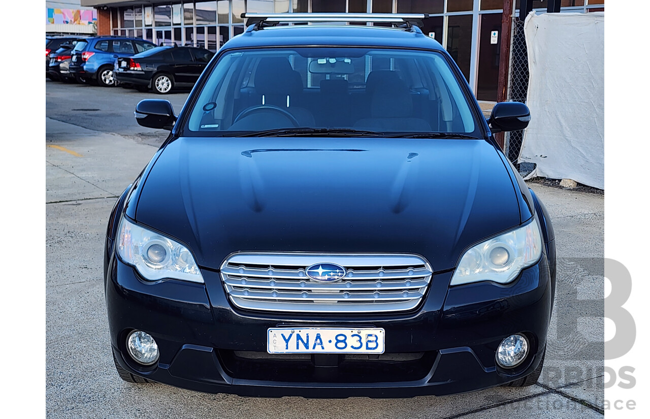 10/2008 Subaru Outback 2.5i MY08 4d Wagon Black 2.5L